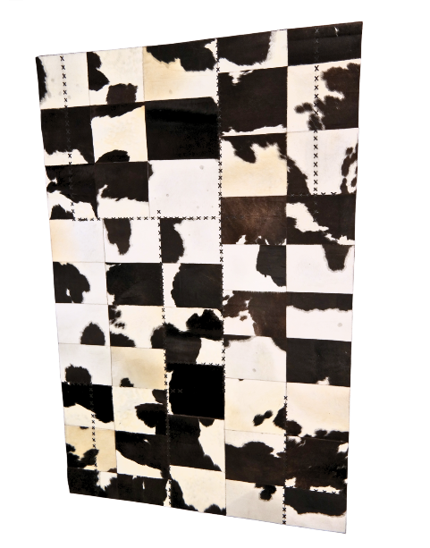 Cowhide Cross Sitch Rug - Expresso Martini