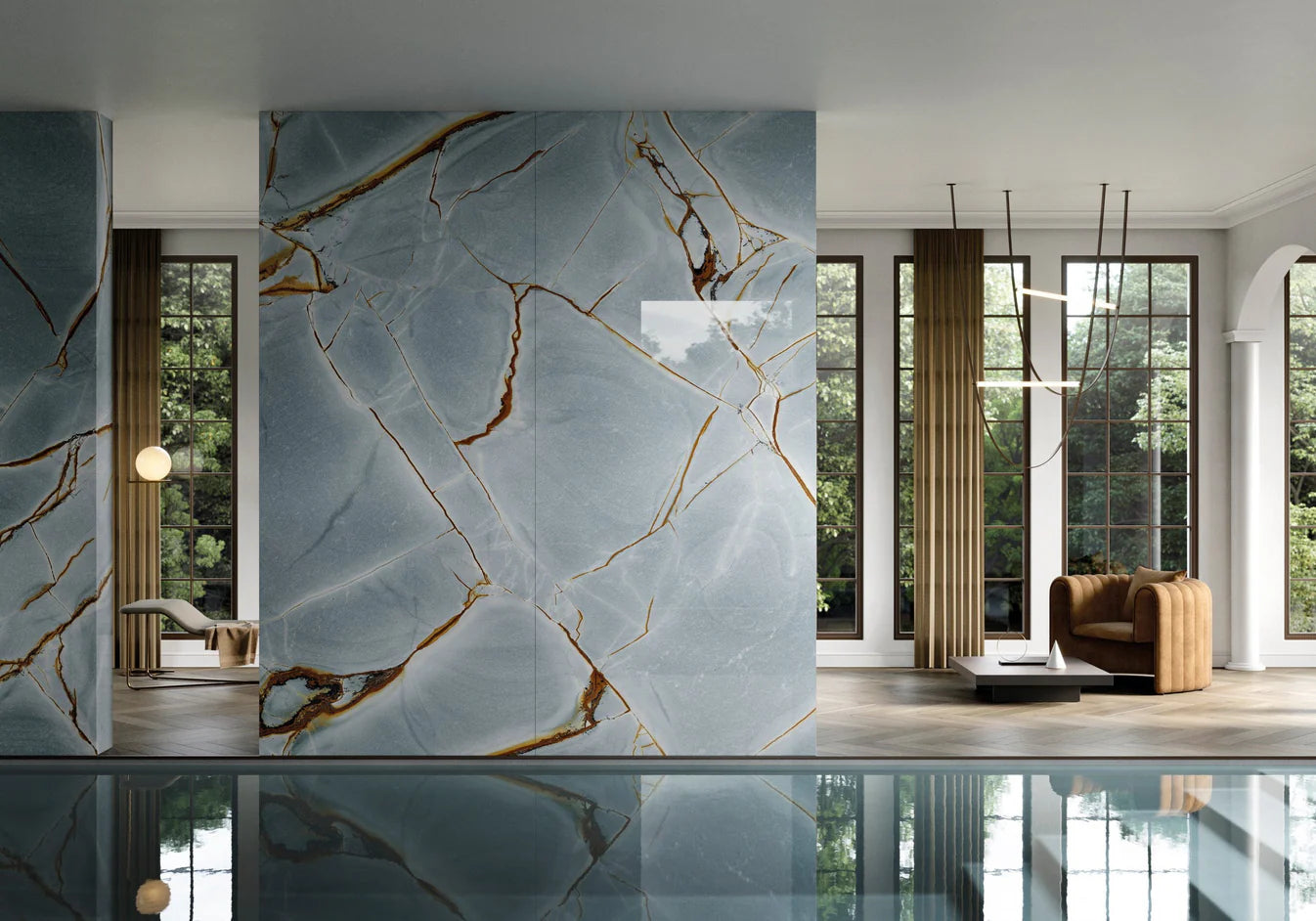 Blue Roma Silk