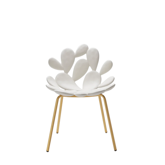 Qeeboo Filicudi Chair - White/Brass