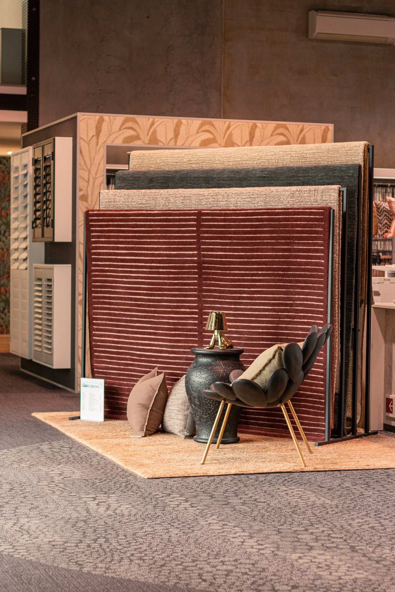 Qeeboo Filicudi Armchair - Black & Brass