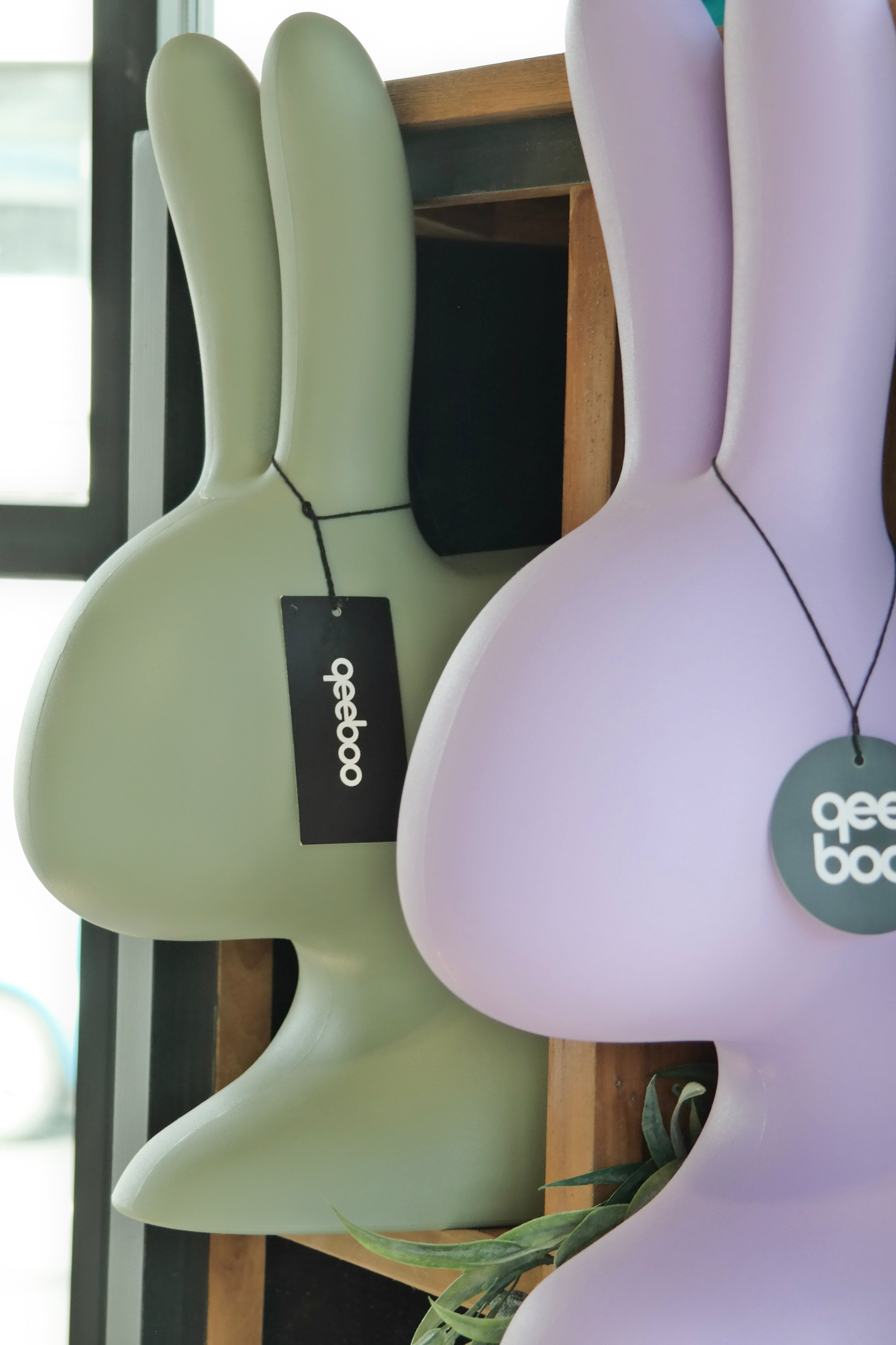 Qeeboo Rabbit Chair Baby - Violet