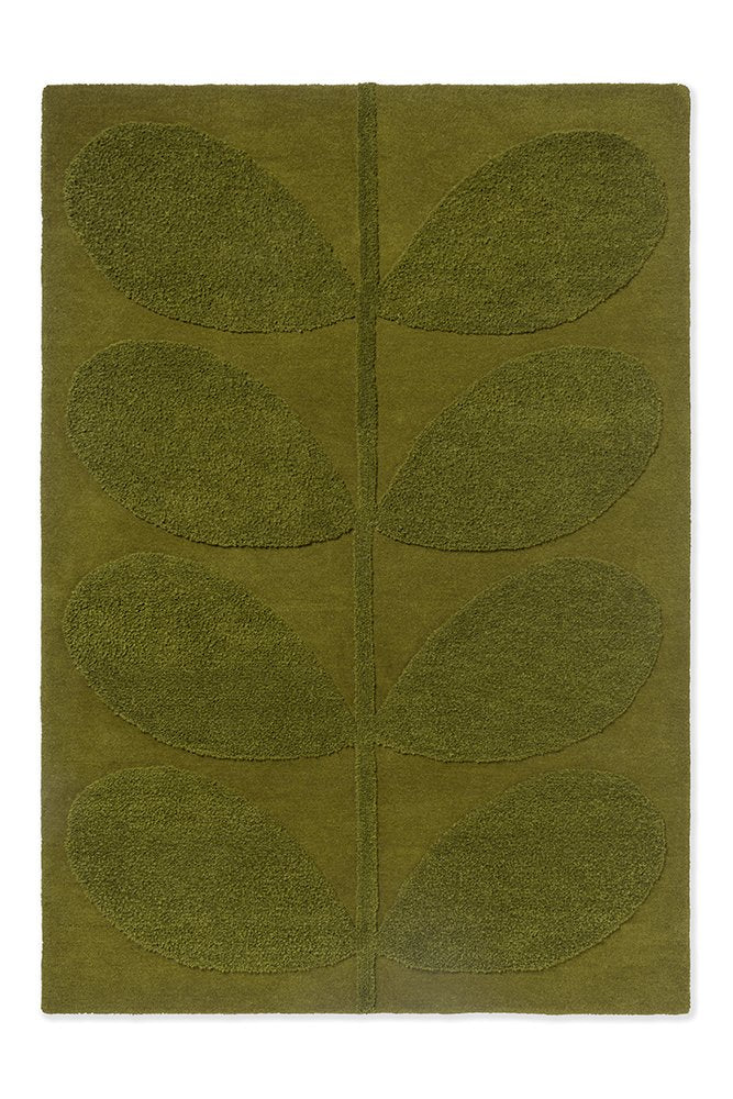 Orla Kiely Solid Stem Rug - Olive