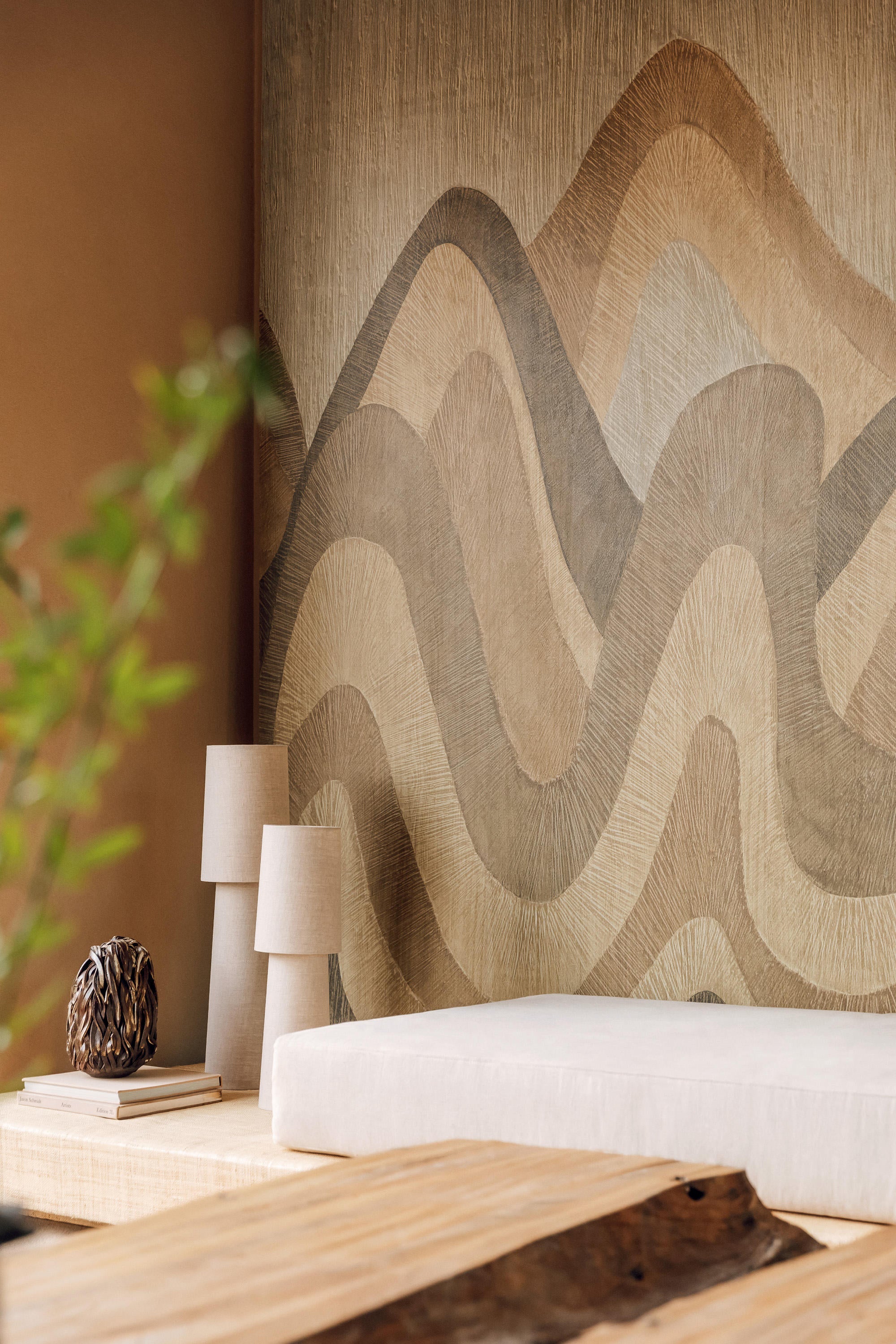 Bois sculpté Wallpaper