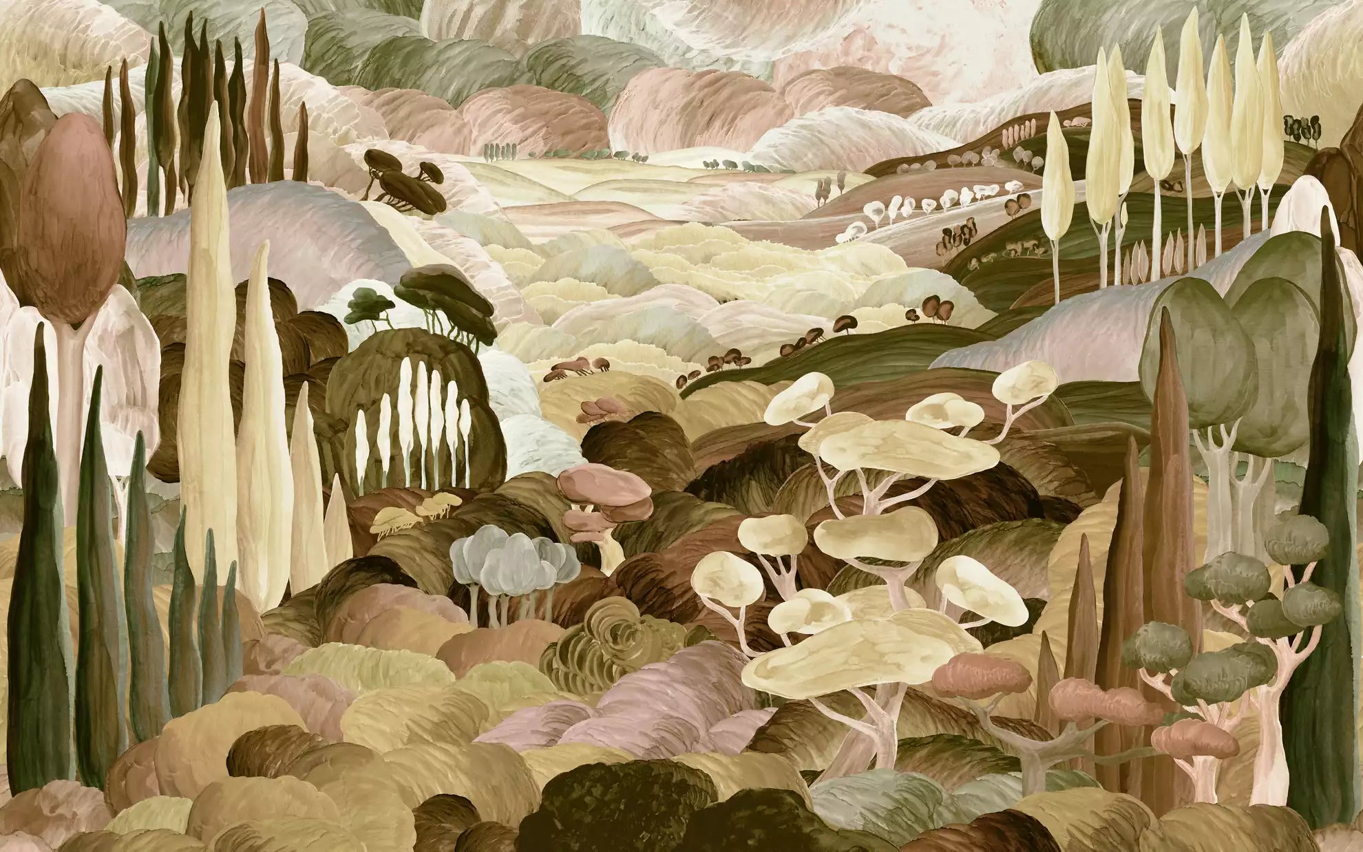 Le Songes Toscans Mural