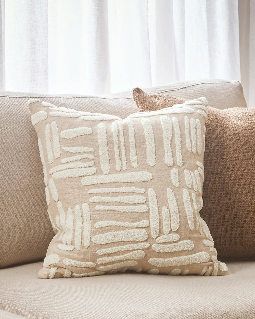 Gobi Cushion - Biscuit