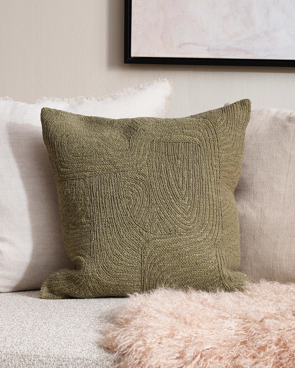 Matteo Cushion - Moss