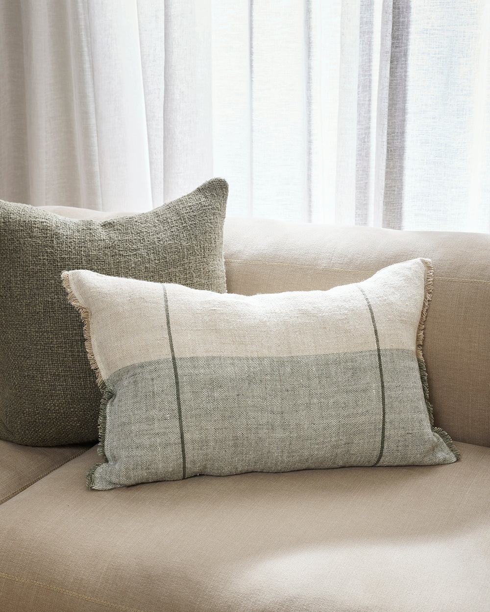 Oliver Cushion - Sage