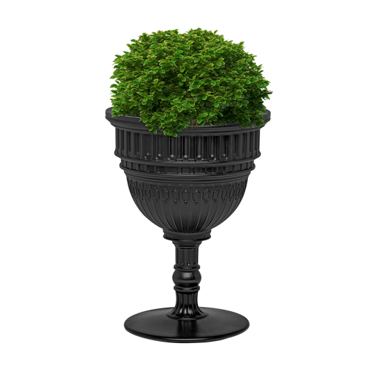 Qeeboo Capitol Planter and Champagne Cooler - Black