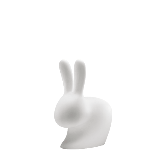 Qeeboo Rabbit XS Lamp Transparent - Rechargable LED