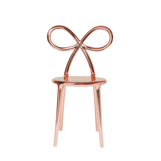 Qeeboo Ribbon Chair - Pink Gold