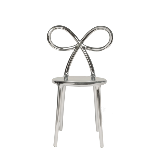 Qeeboo Ribbon Chair - Silver