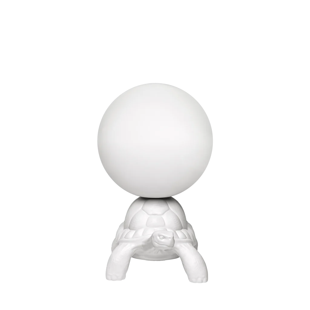Qeeboo Turtle Carry Lamp - White