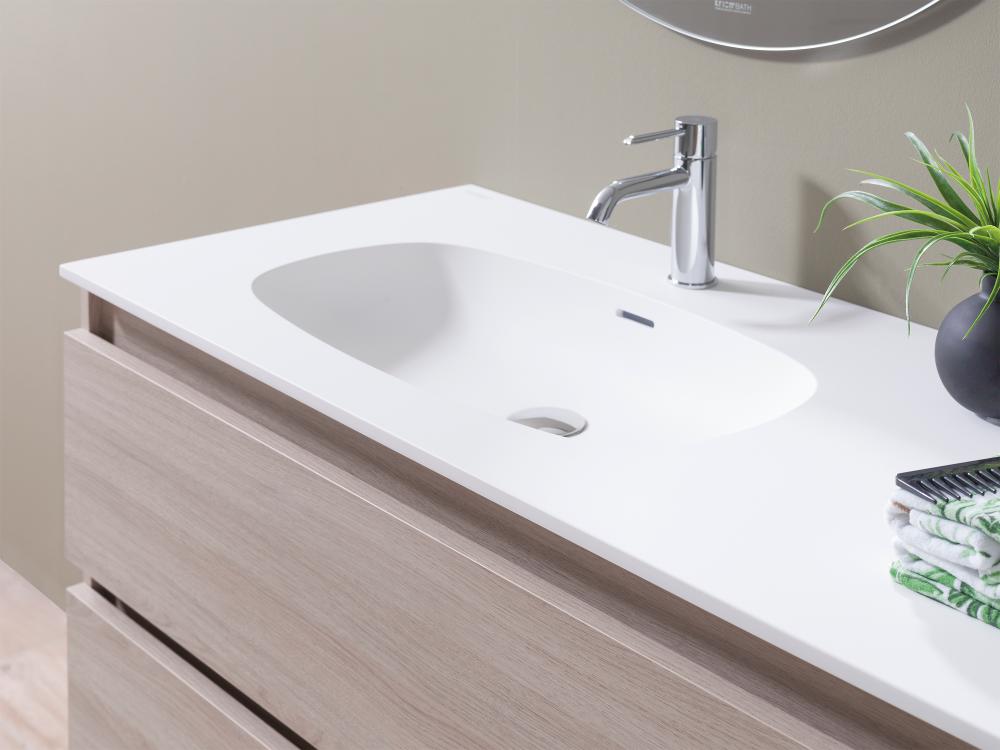 Krion Smart Vanity - Left hand Basin
