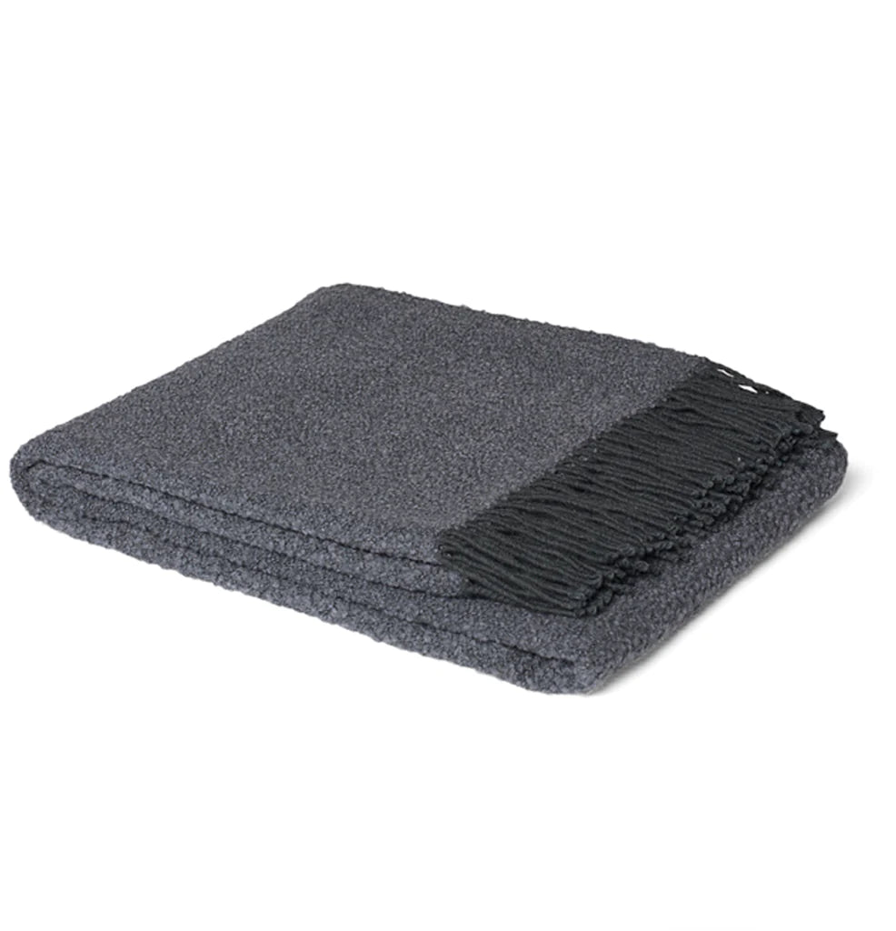 Wanaka Throw - Charcoal