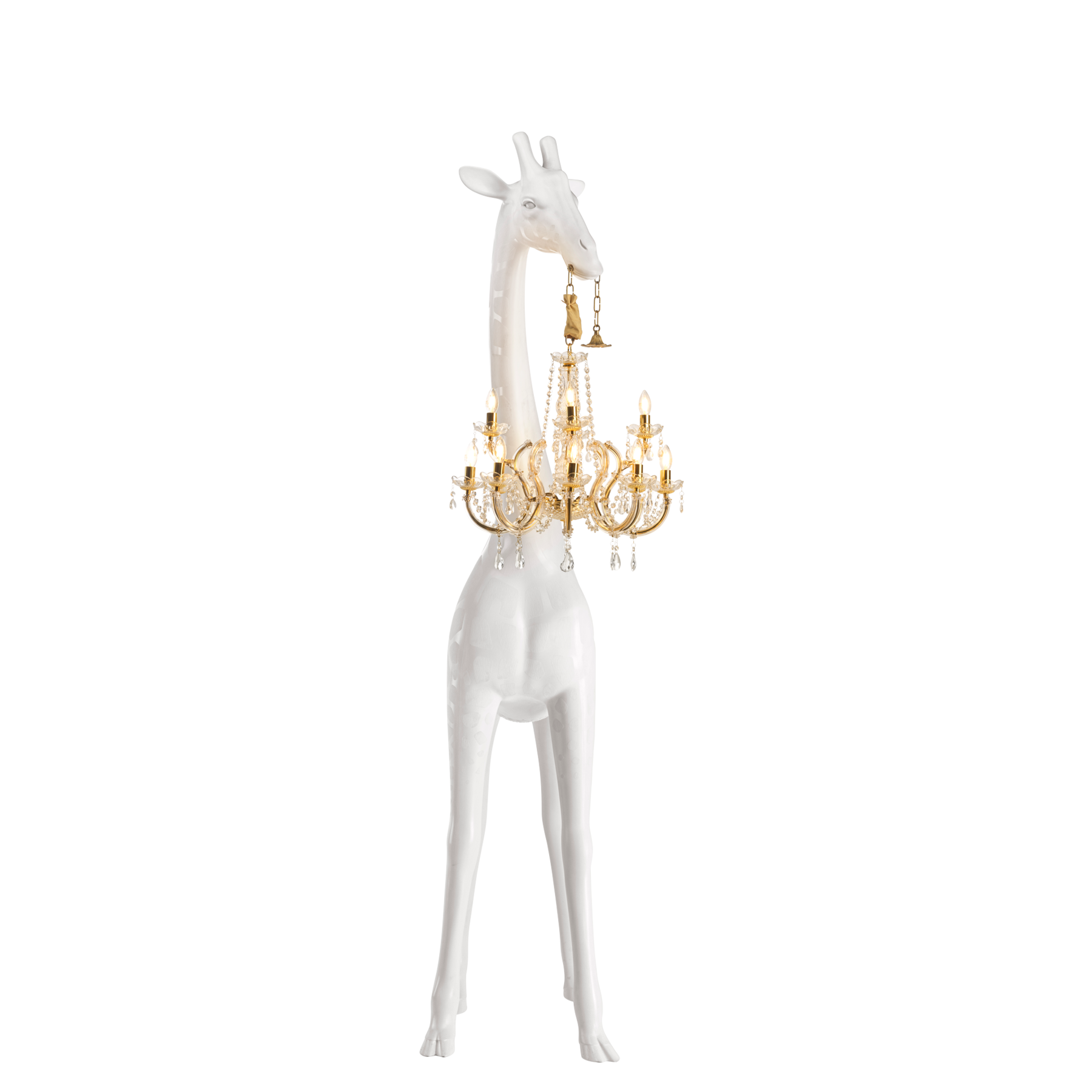 Qeeboo Giraffe in Love (M) - White